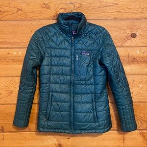 Patagonia Radalie puffy jacket - emerald green